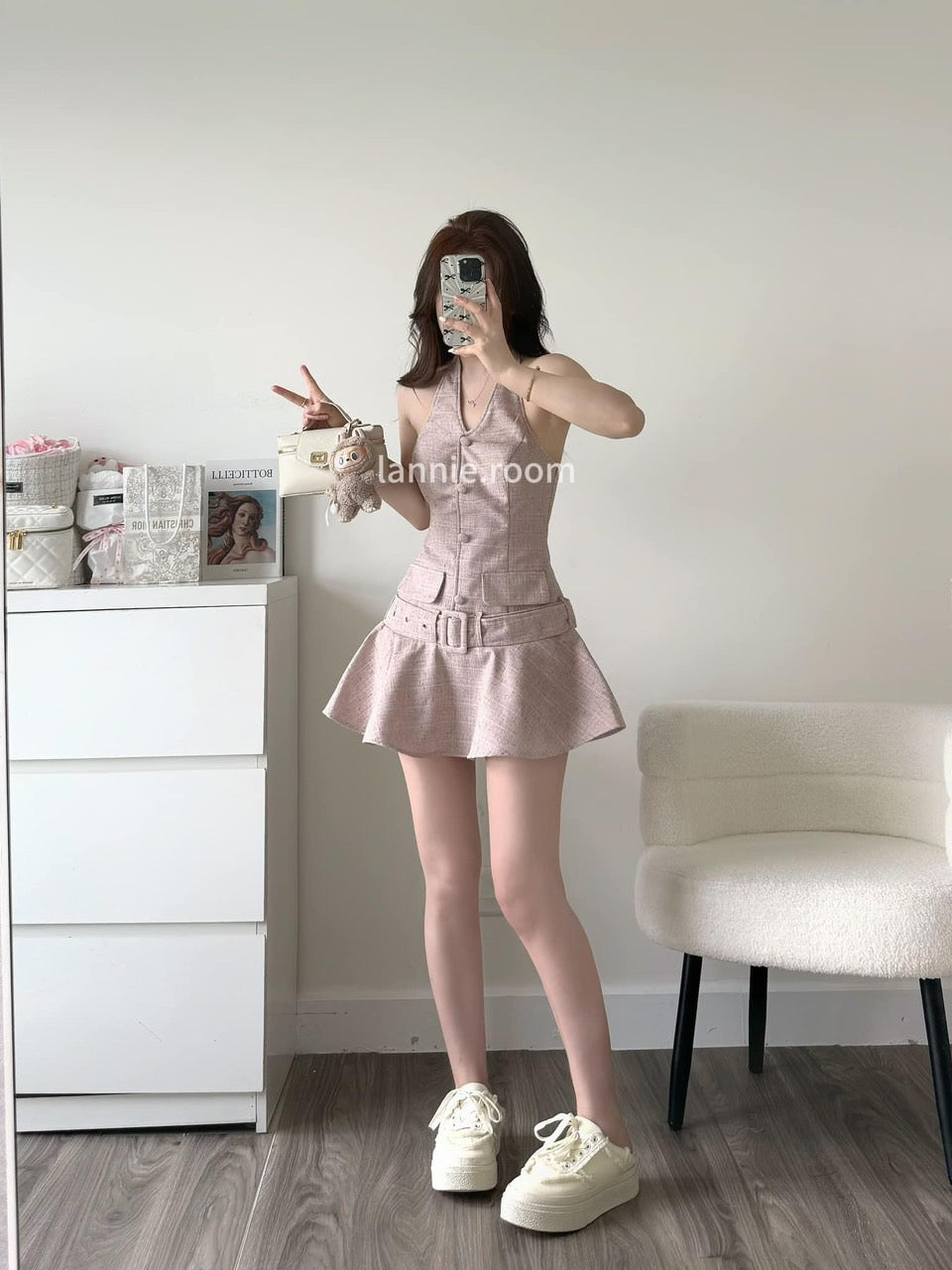 Dress rose gold chanel