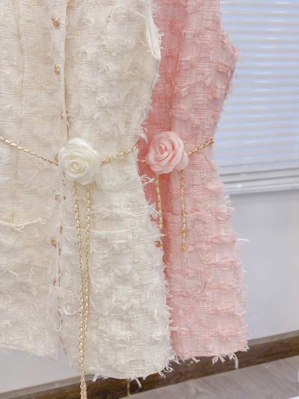 Dress Chanel pink white