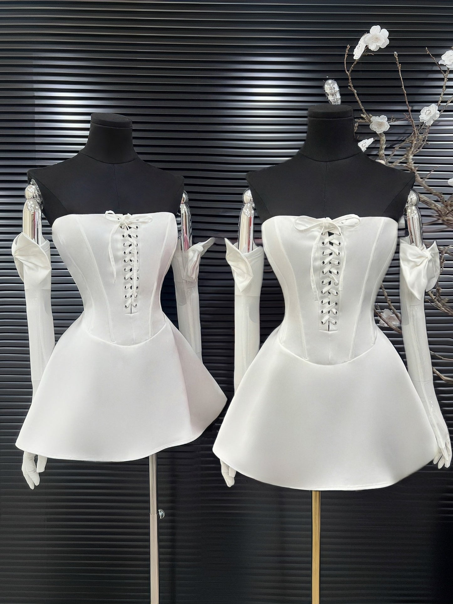 Bride white dress
