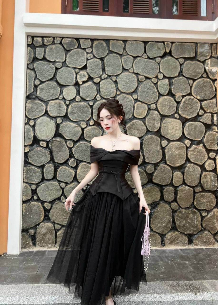 Black party dress