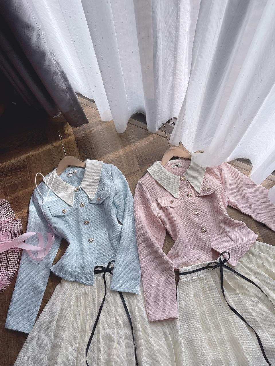 Set Chanel pink blue