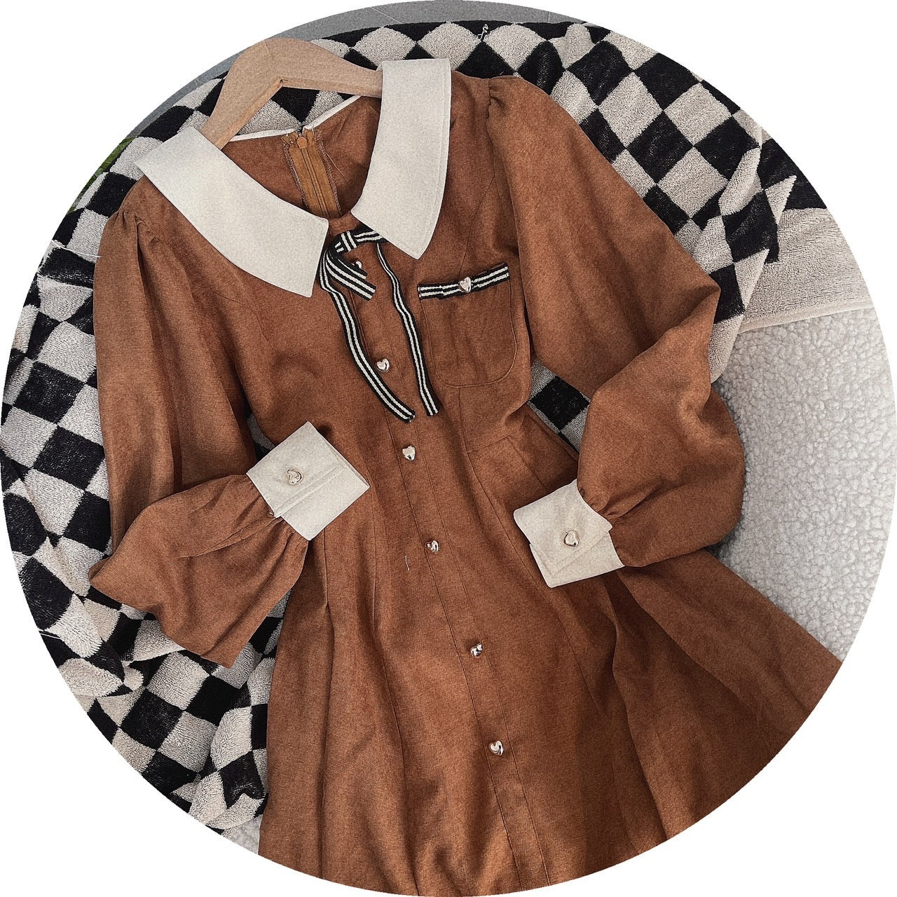 Brown dress