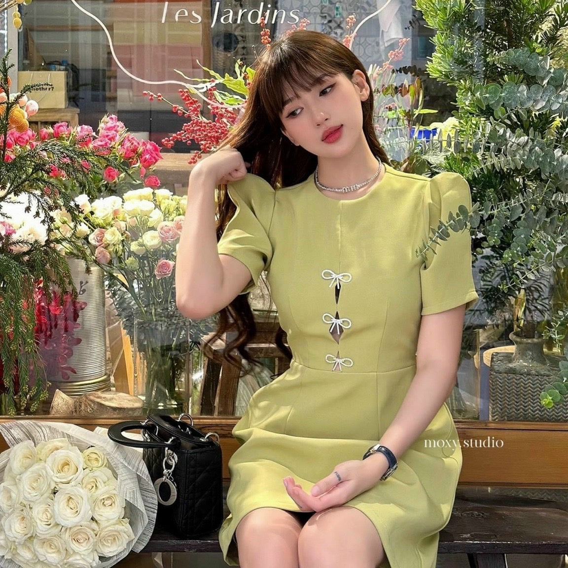 Green dress