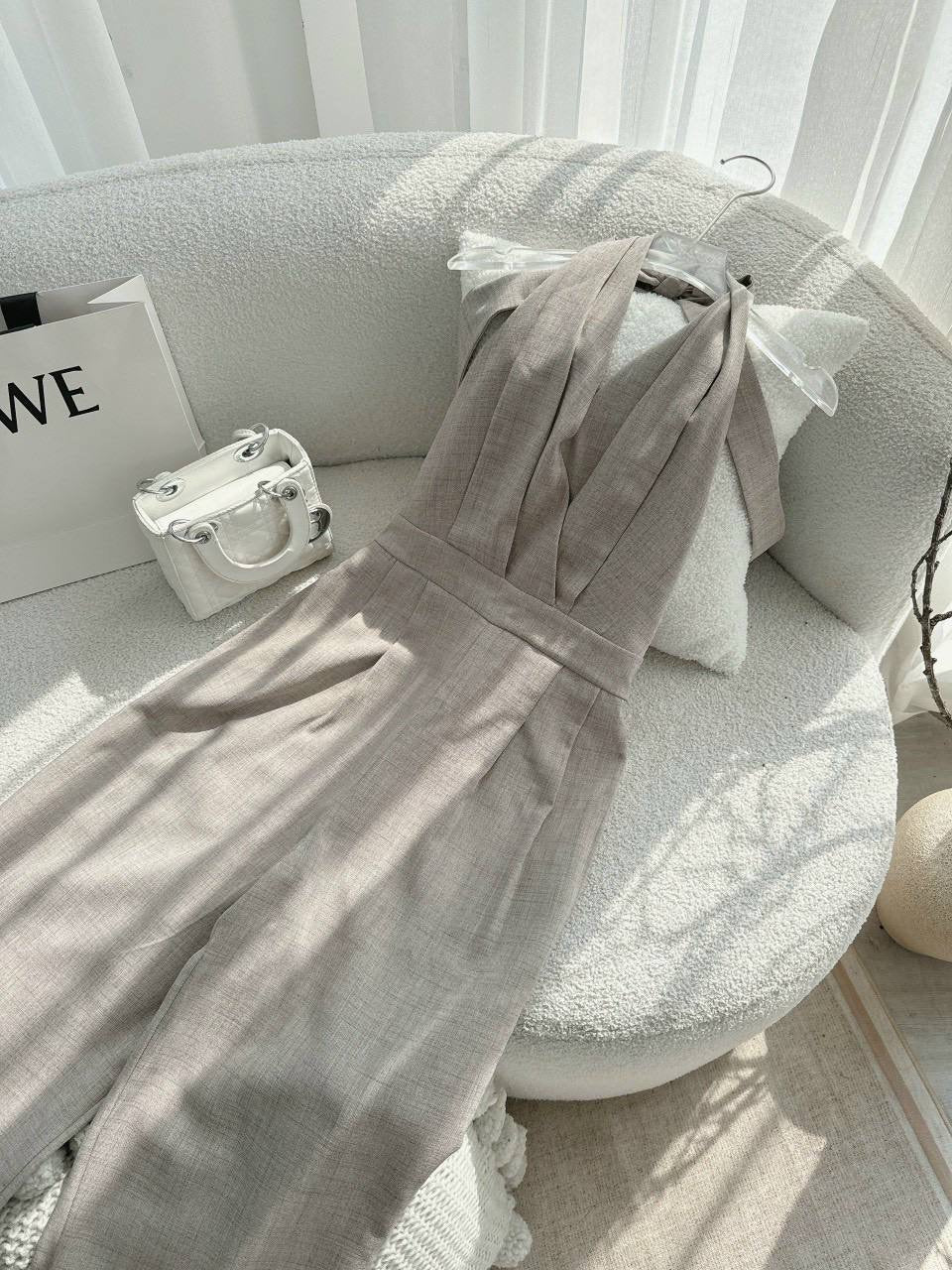 High Jumpsuit grey