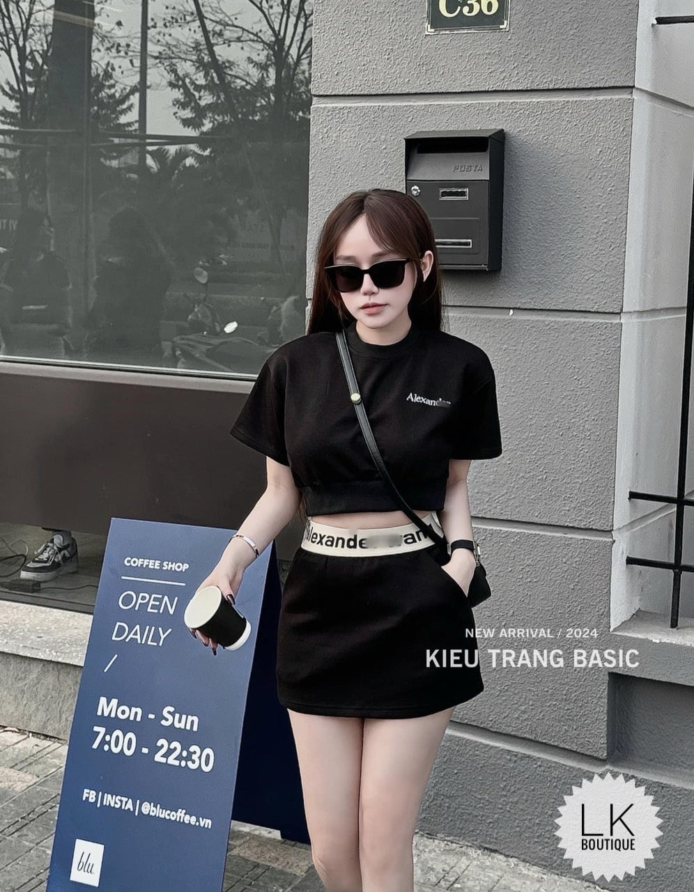 Set Alex black grey