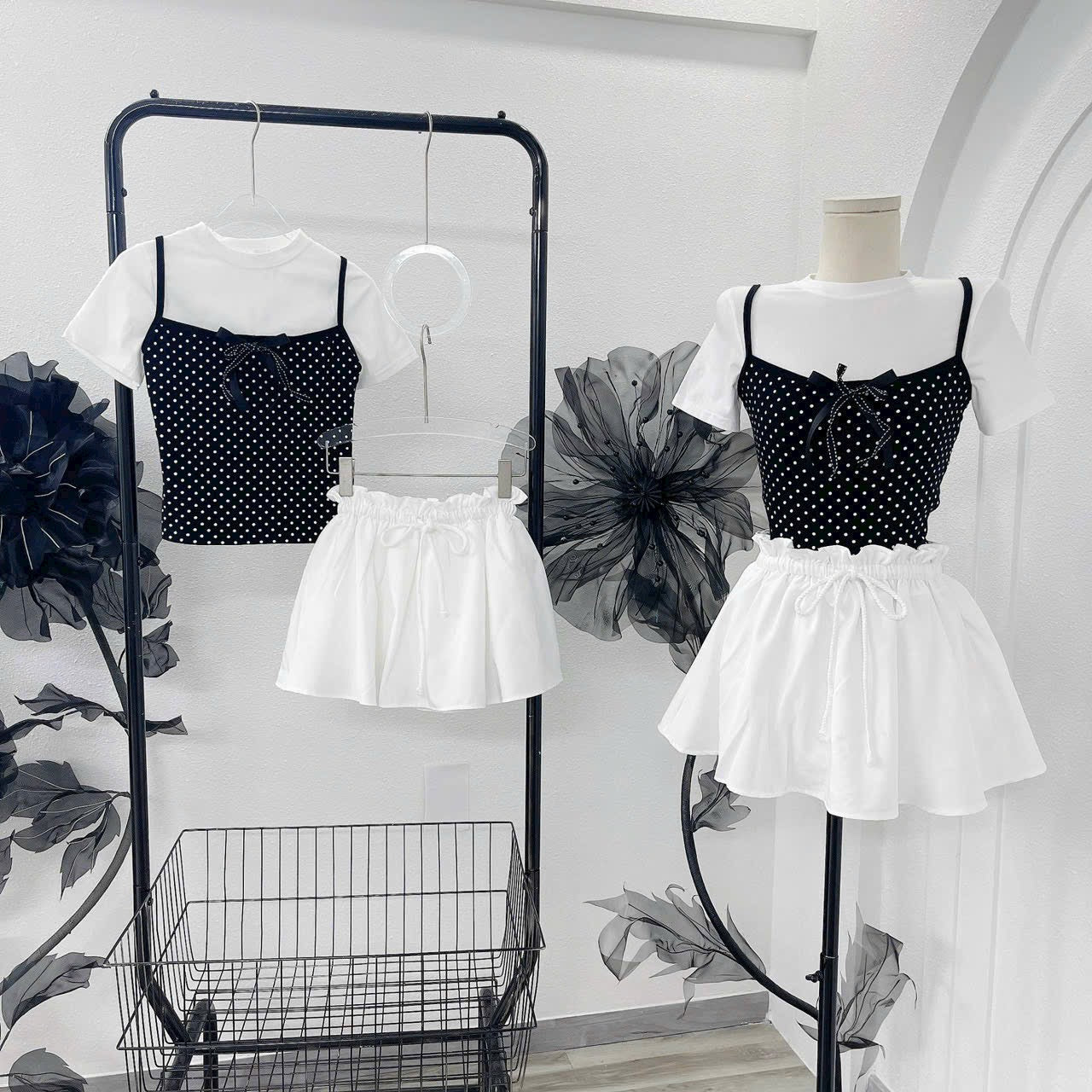 Set 3in1 black white