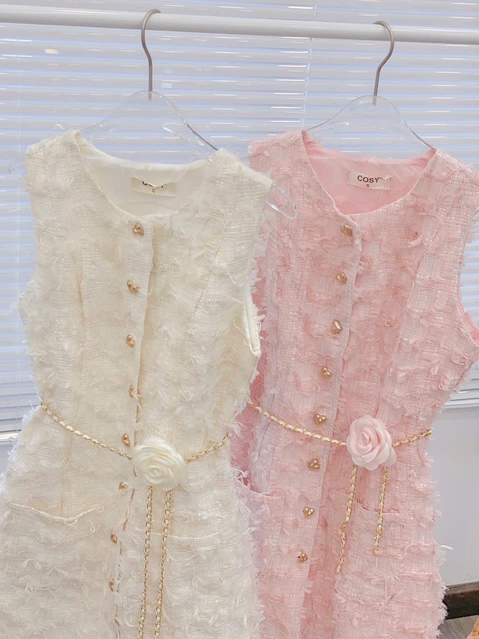 Dress Chanel pink white