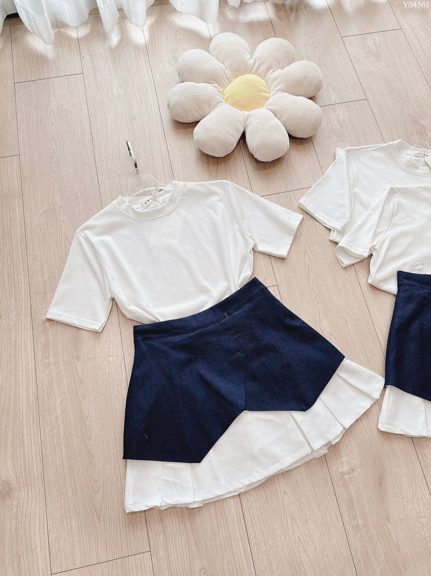Dress with jean