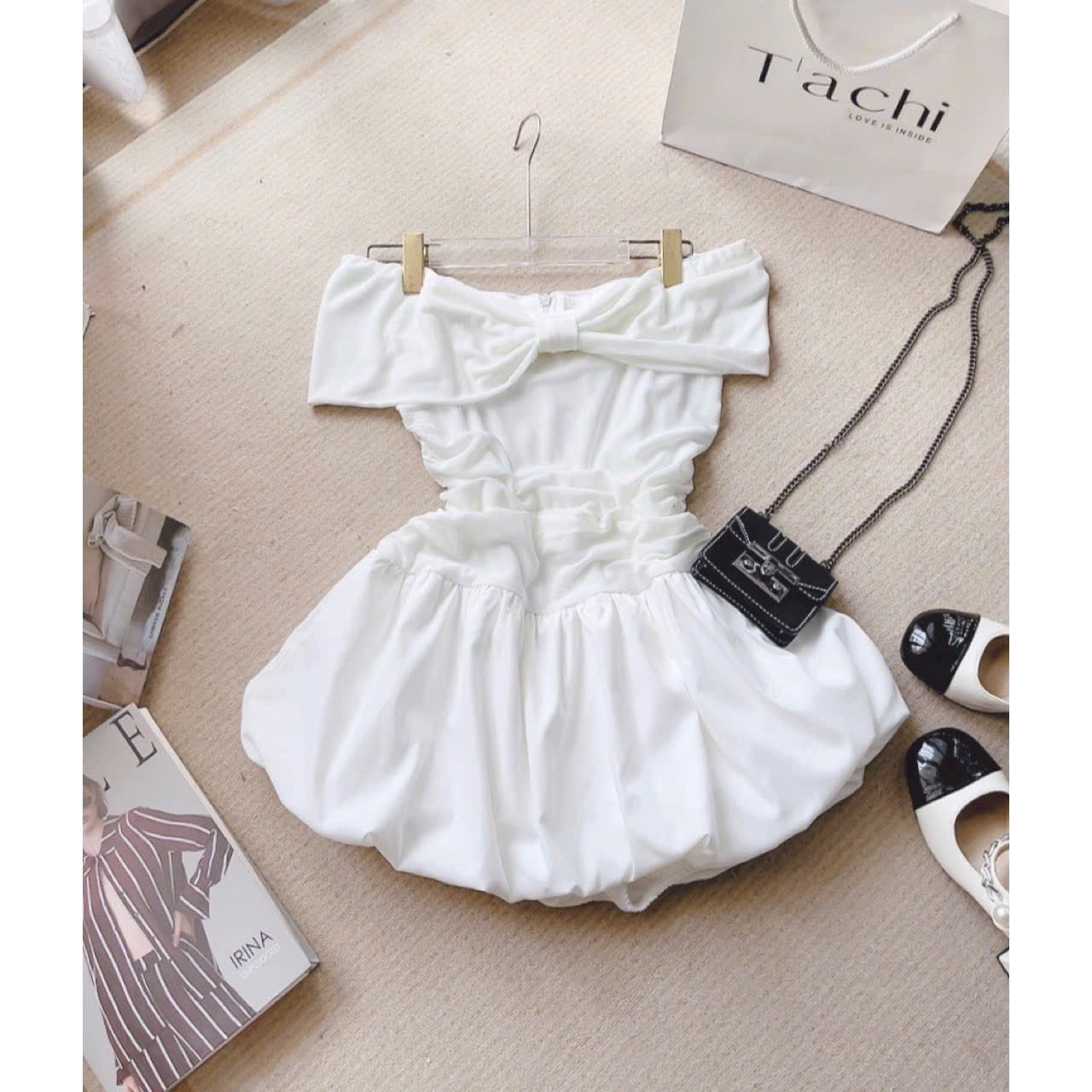 White dress pumpkin