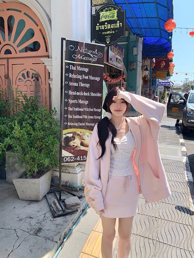 3in1 pink hoodie