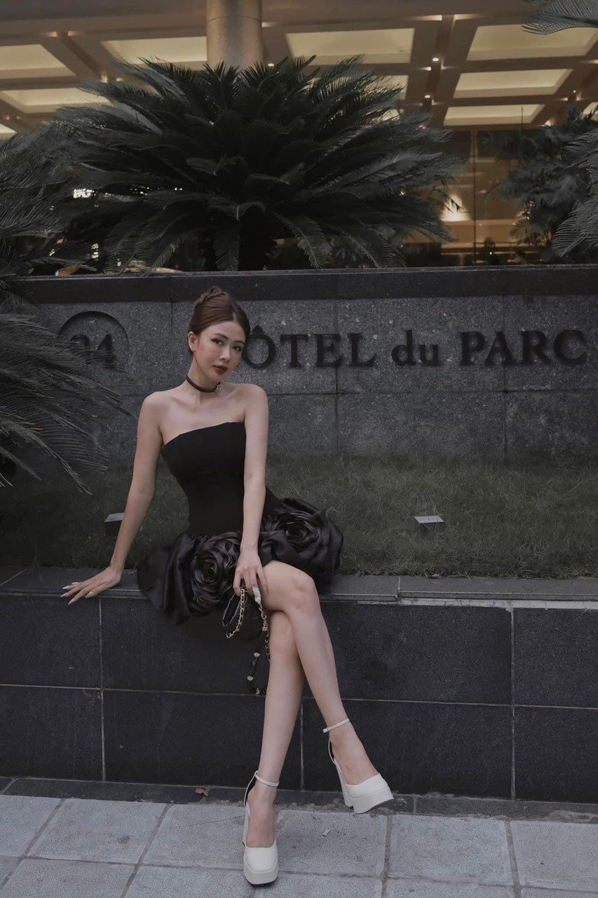 Party dress w b