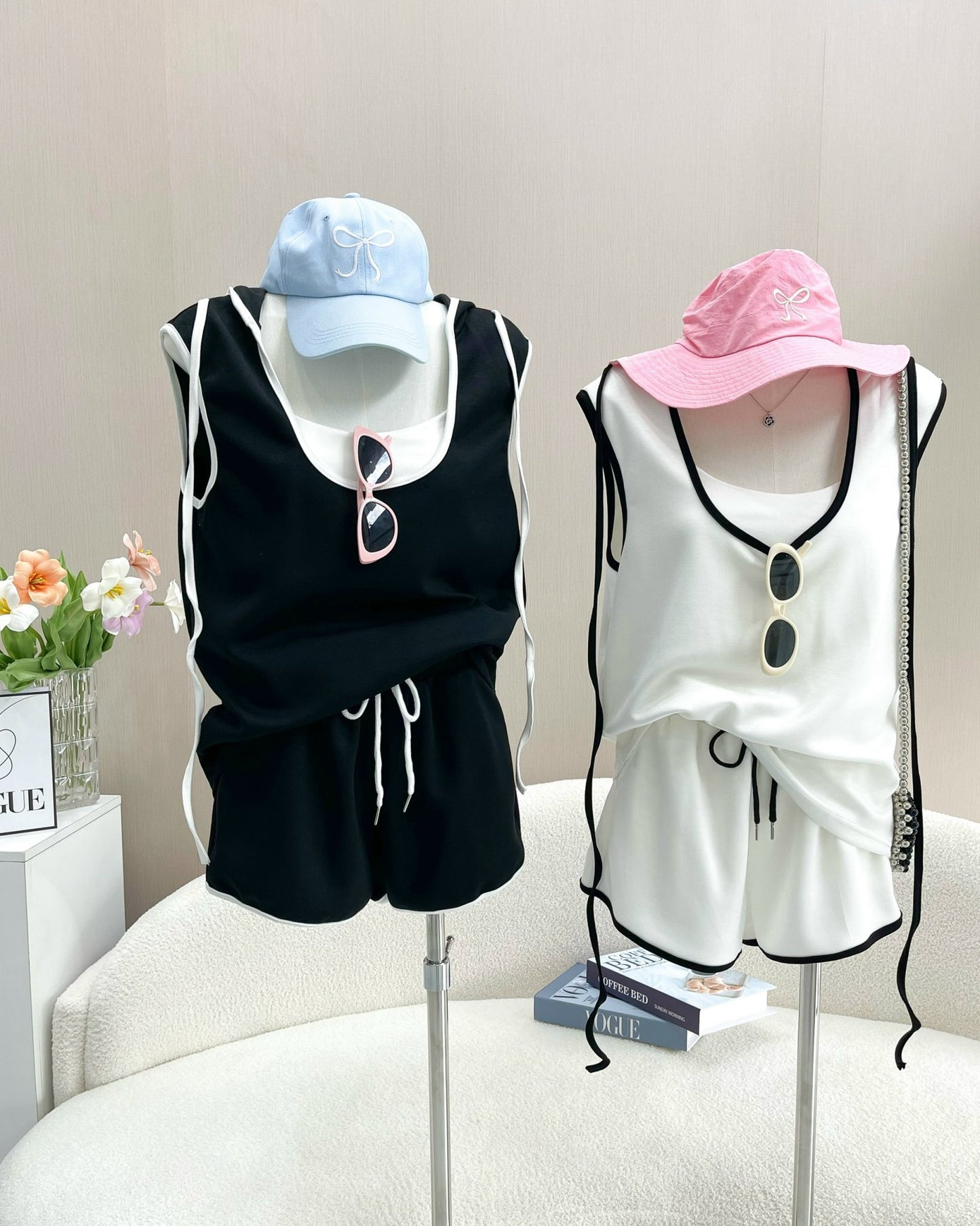 Set sport black white