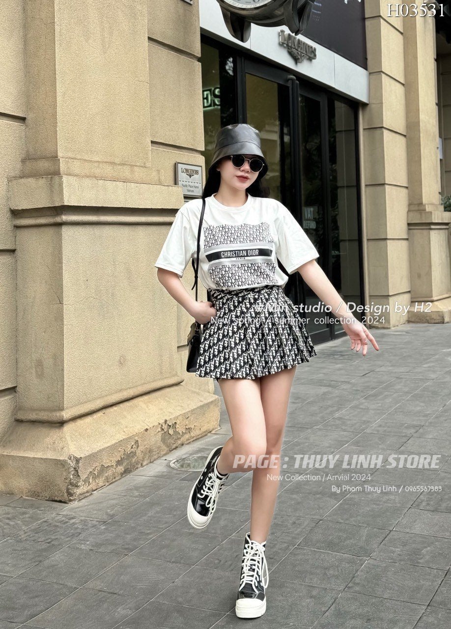 Set Dior red black