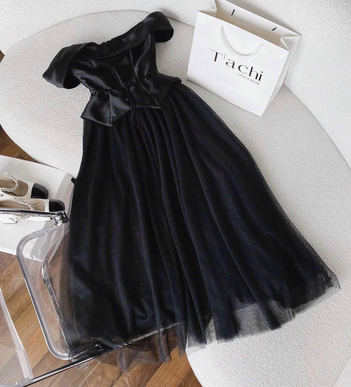 Black party dress