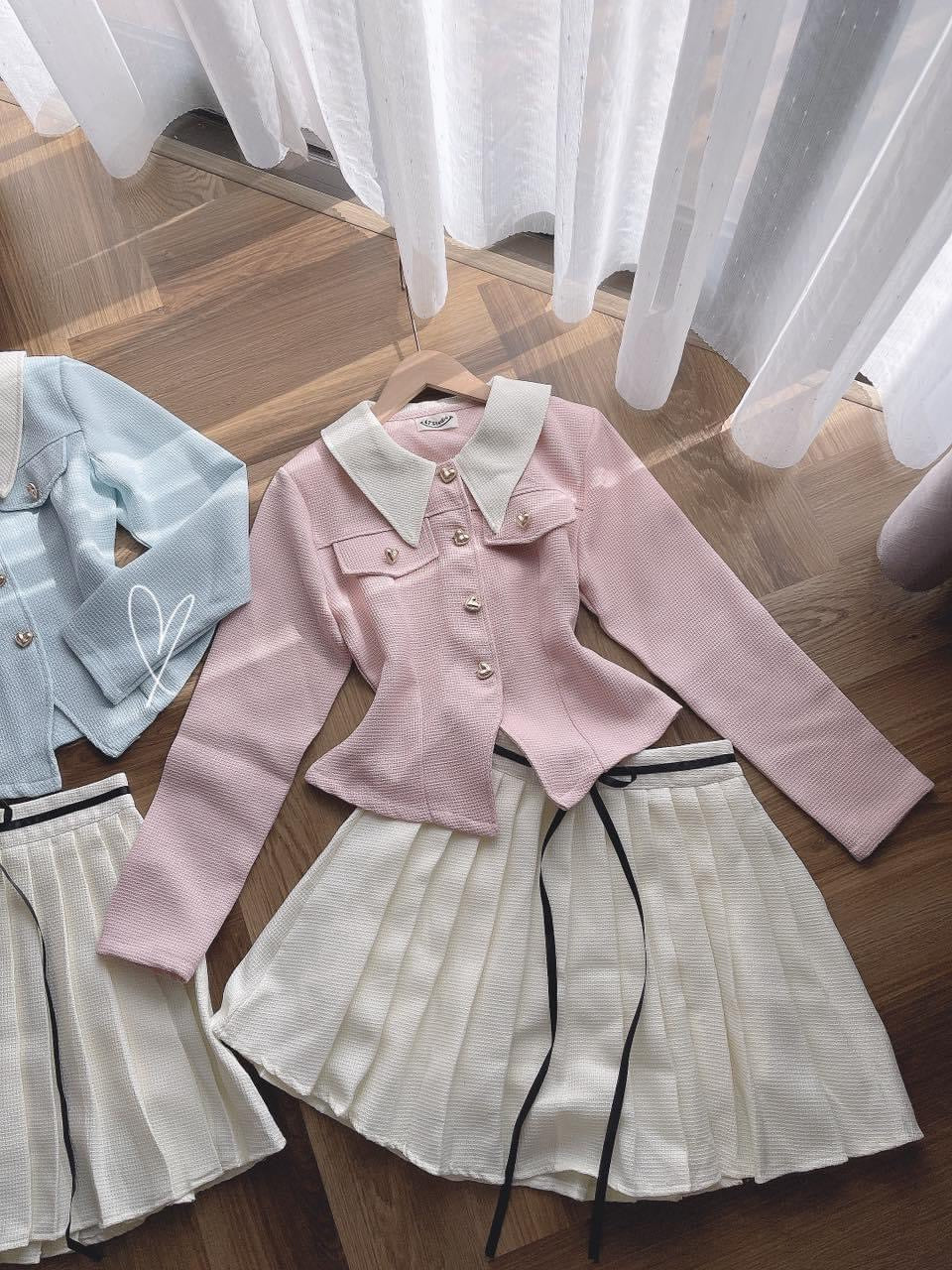Set Chanel pink blue