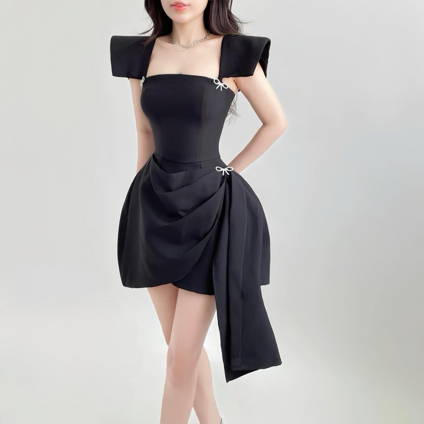 Party dress bow diamond
