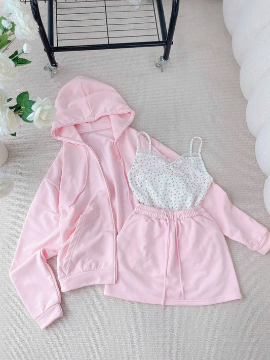 3in1 pink hoodie