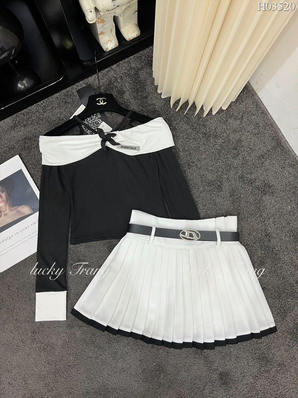 Set 3in1 black red