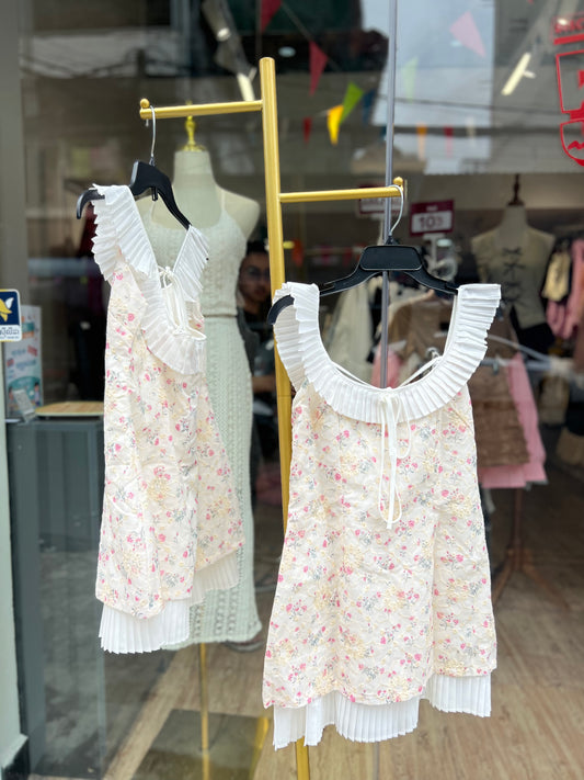 Dress pka pak cream