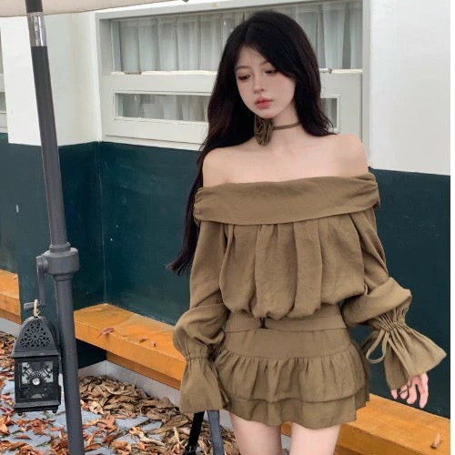 Set brown bow pka