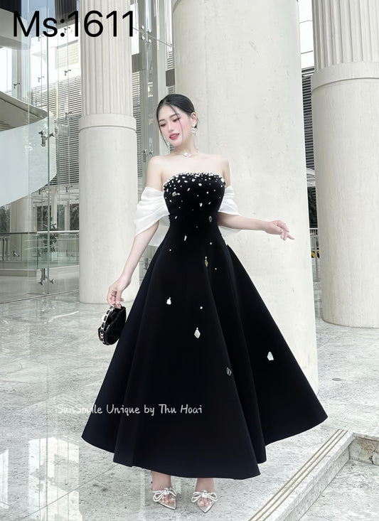 Party dress black diamond