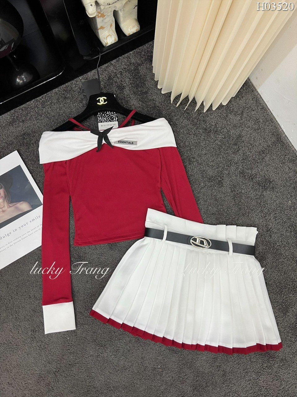 Set 3in1 black red