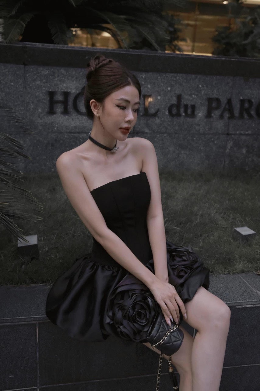 Party dress w b