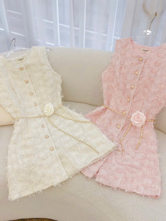 Dress Chanel pink white