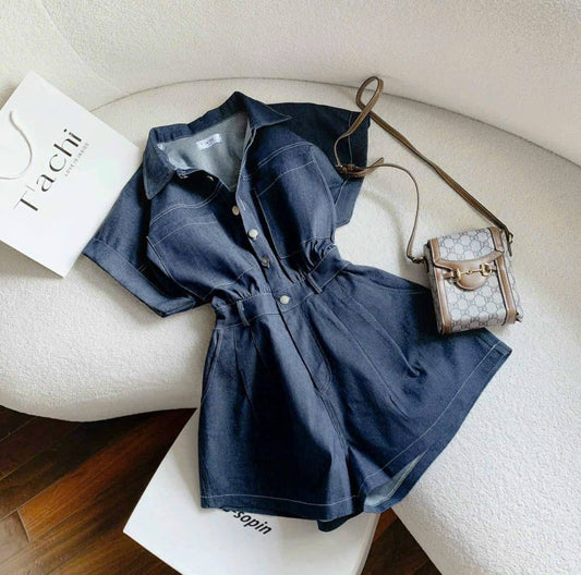 Jumpsuit short jeans