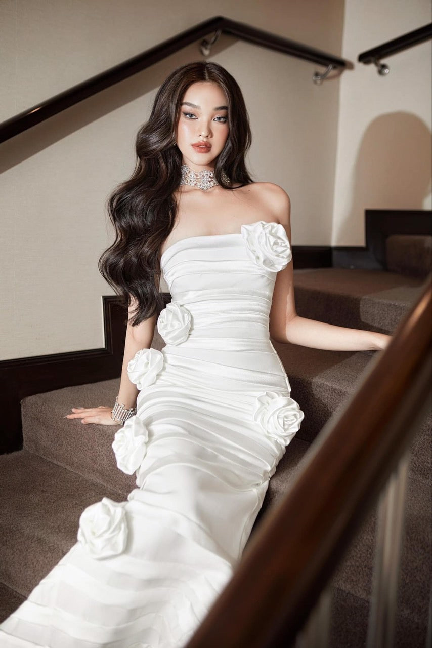Rose party dress