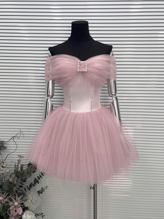 Party pink dress