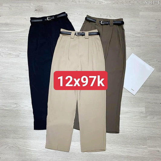 Pants 4co with belts