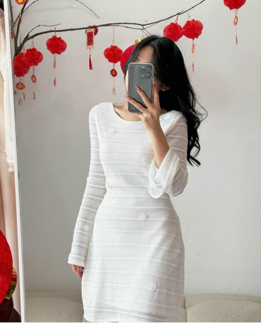 Dress sea white