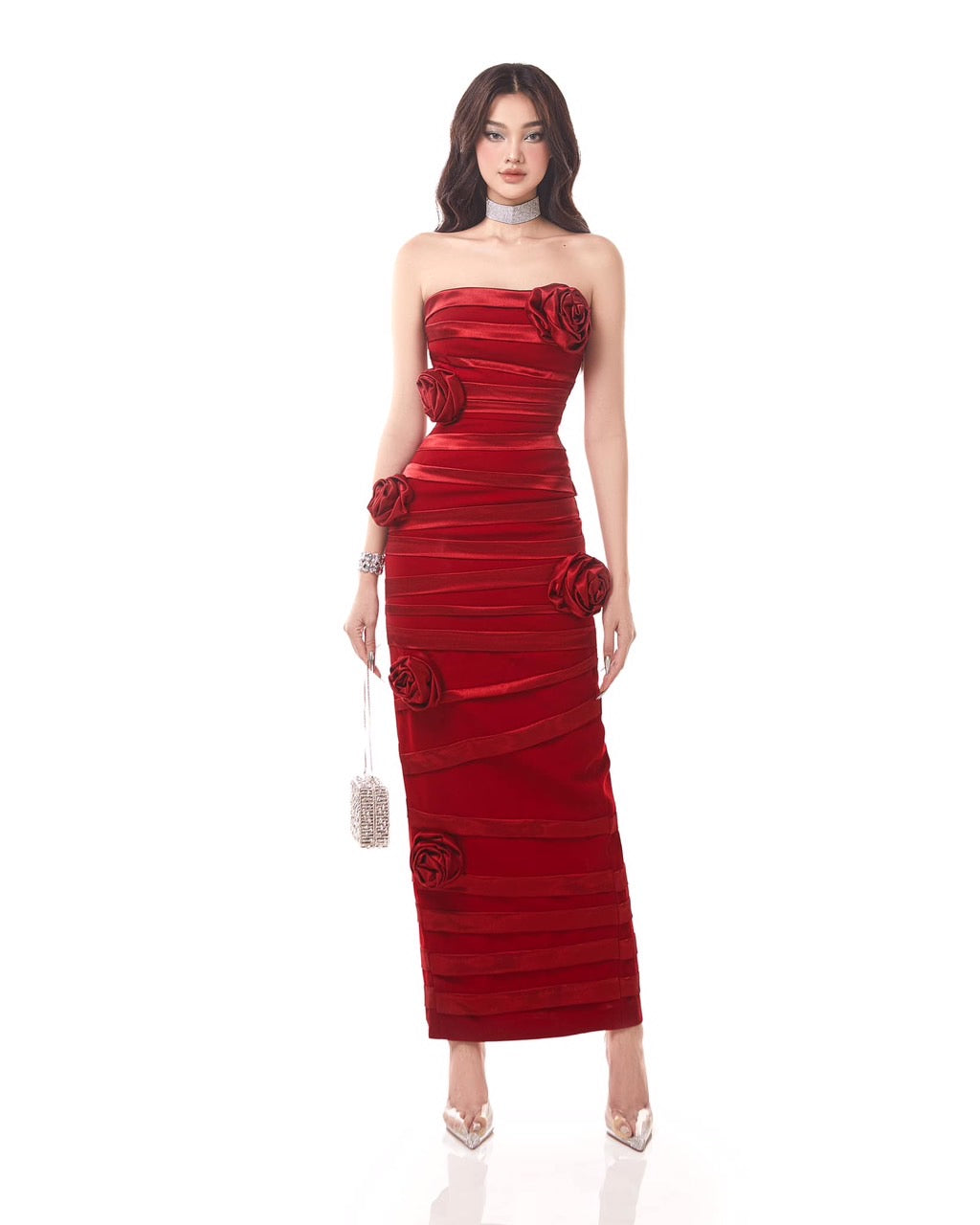 Rose party dress