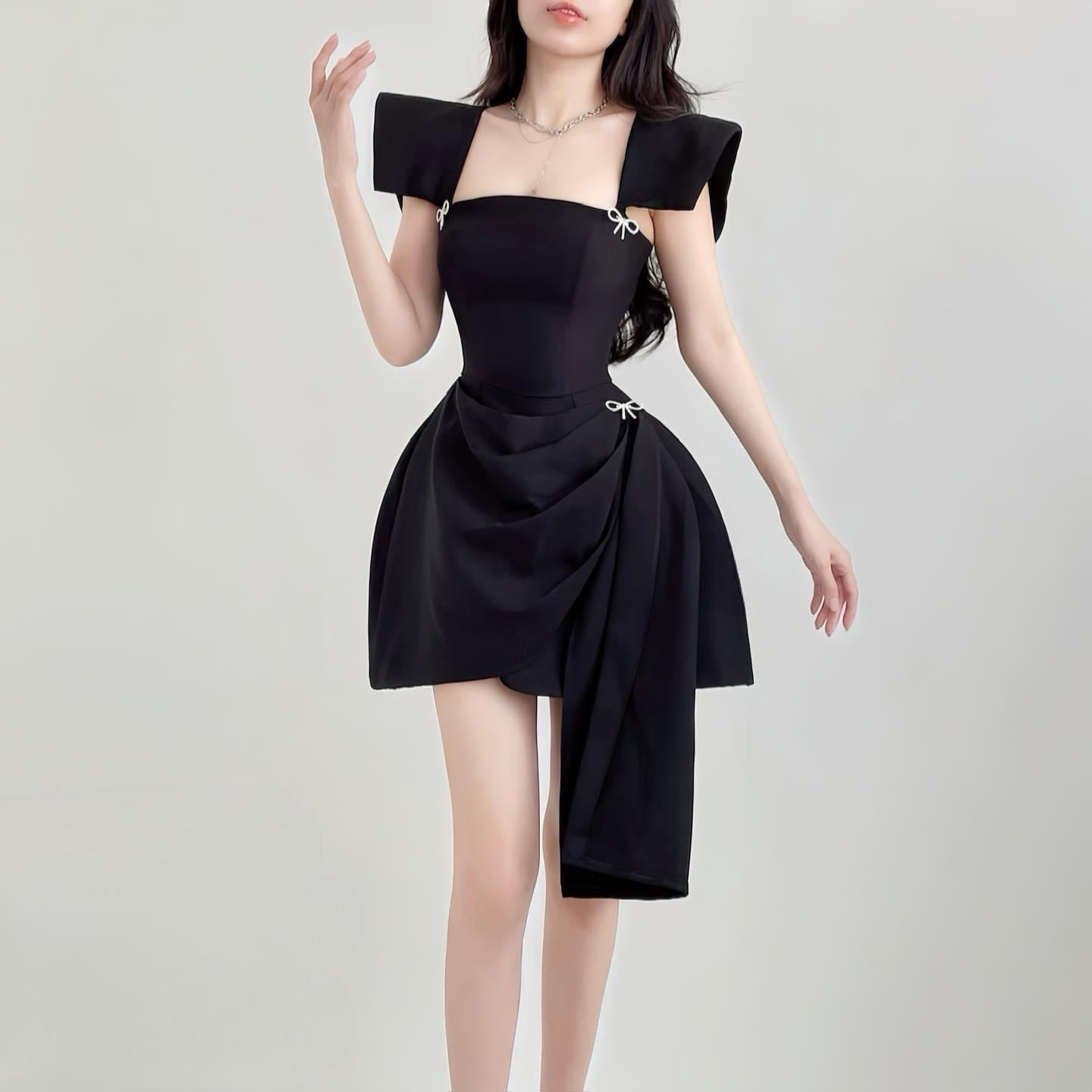 Party dress bow diamond