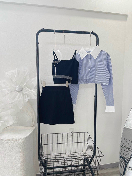 3in1 blue with black pants