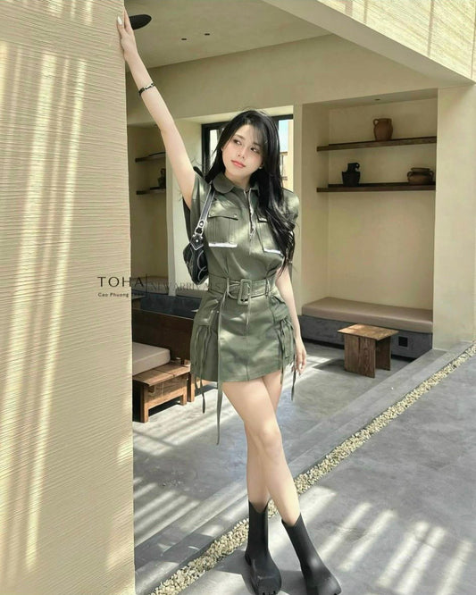 Jumpsuit  with belt
