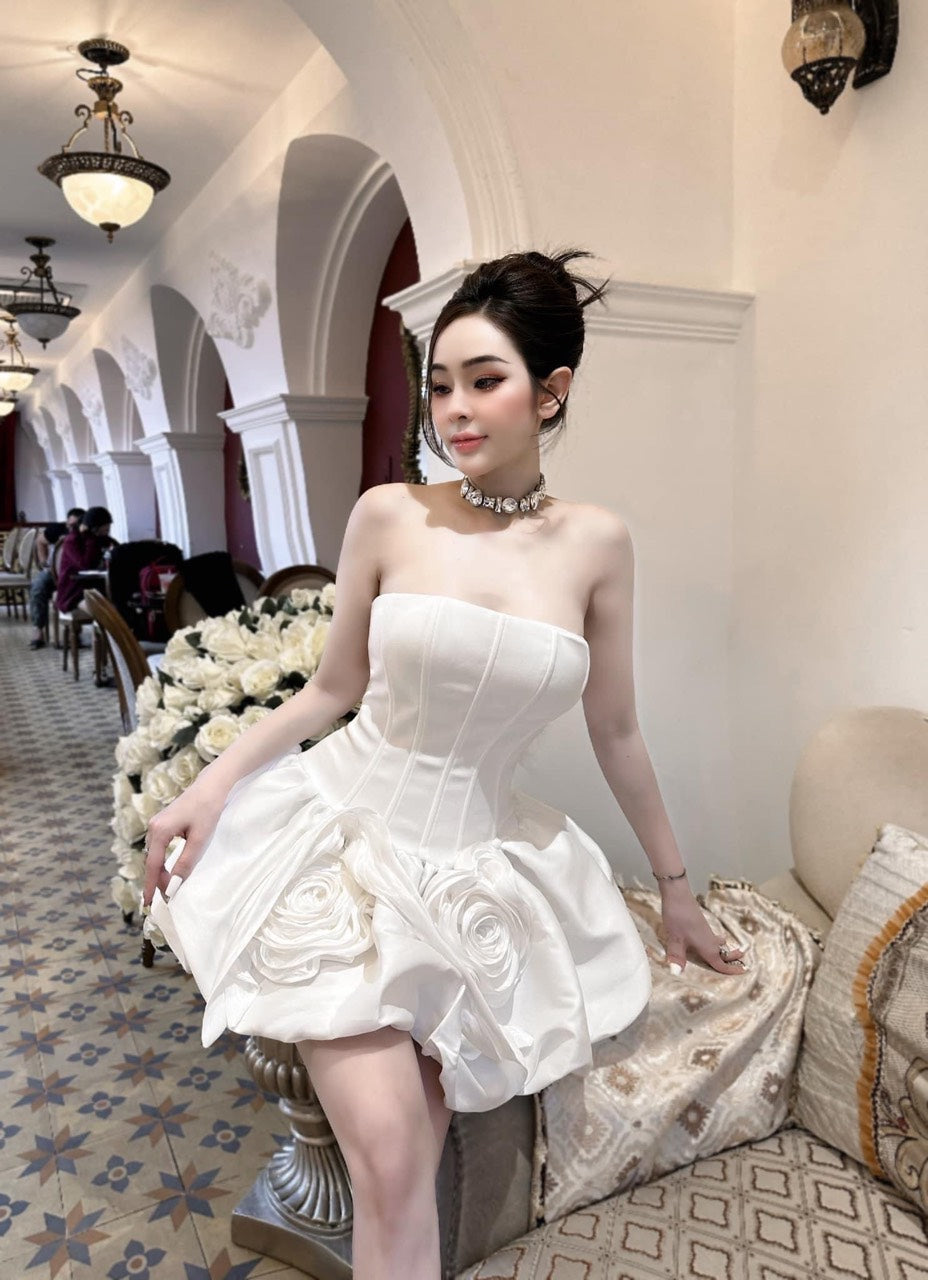 Party dress w b