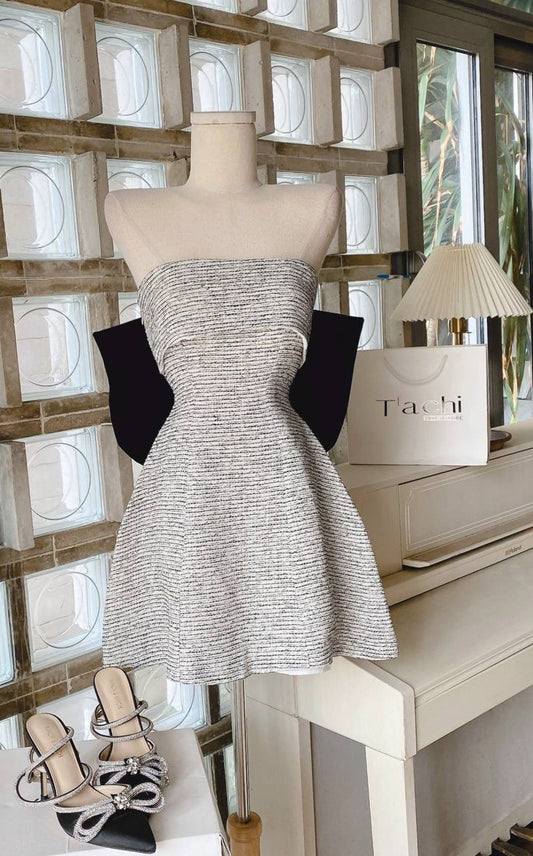 Party dress bow black
