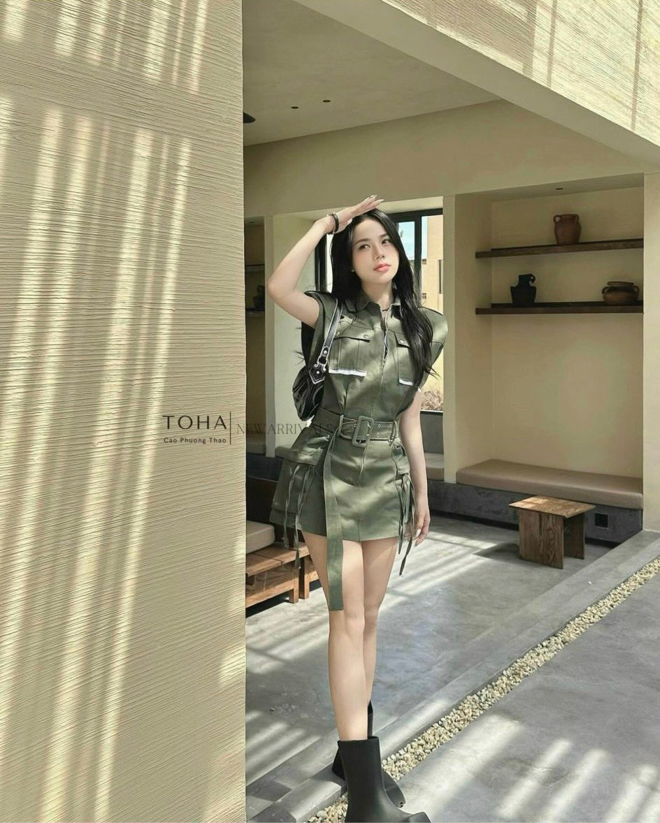 Jumpsuit  with belt