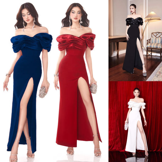 Party dress shoulder off