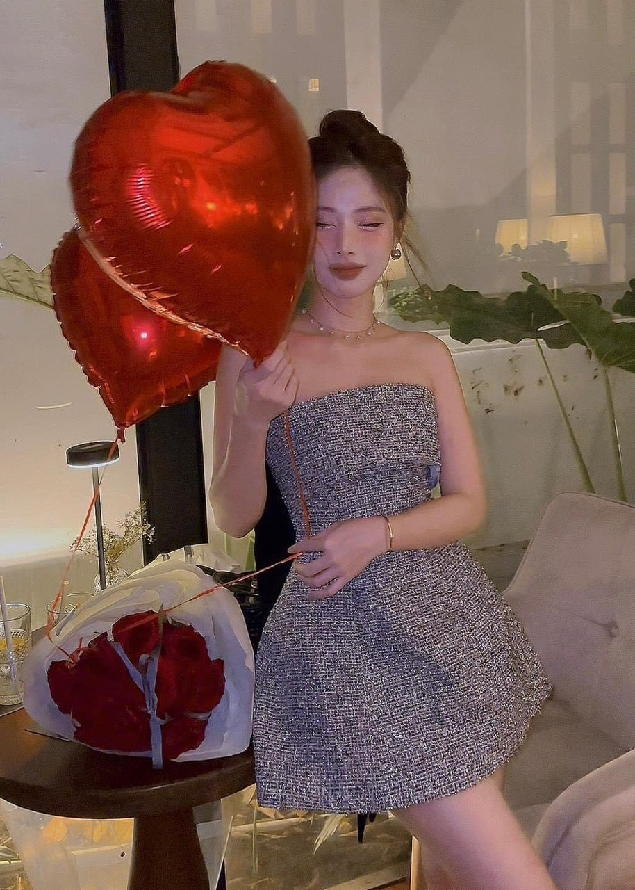 Party silver dress