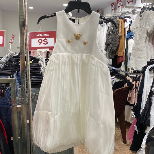 Dress White Versace