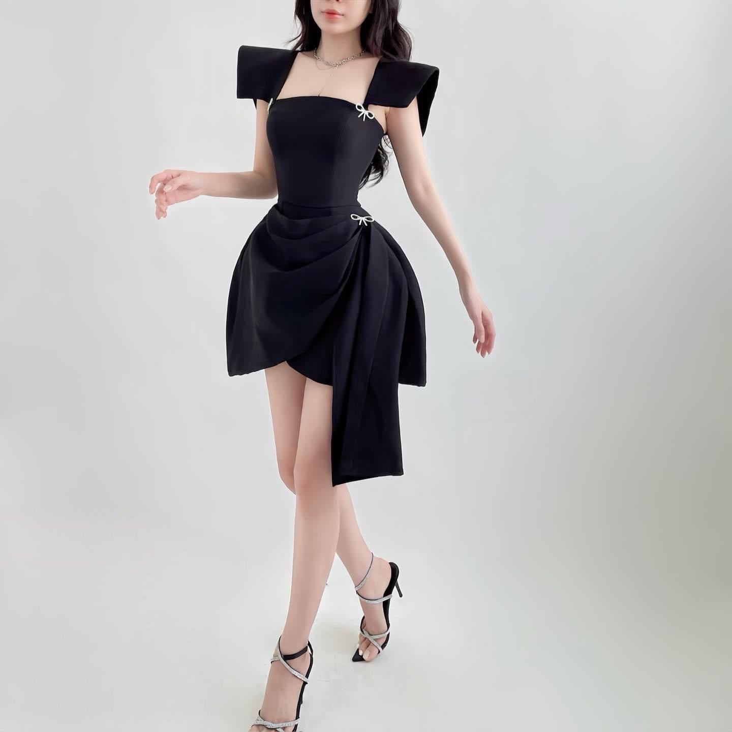 Party dress bow diamond