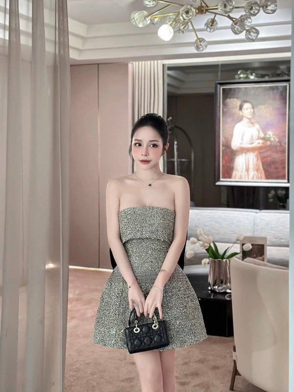 Party dress bow black