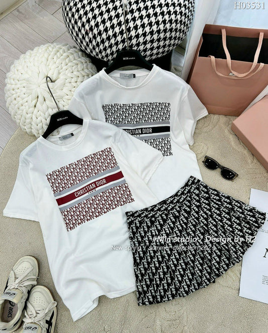 Set Dior red black