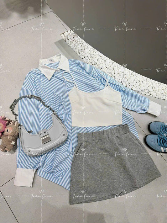 Set 3in1 blue grey