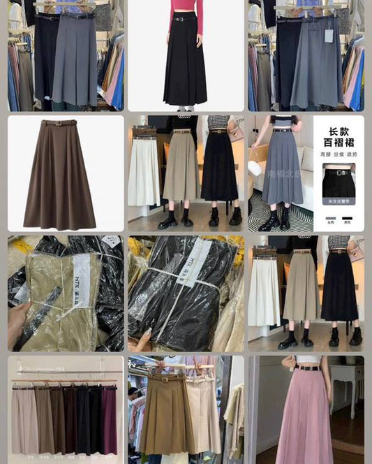 Skirts long no belts 50P